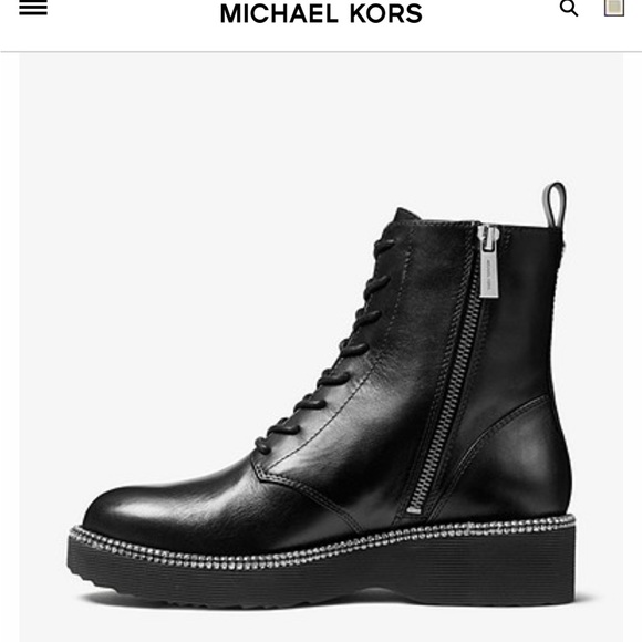 🌟MICHAEL KORS TAVIE LEATHER BOOTIE🌟 - Picture 7 of 13